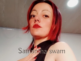 Samantha_swam